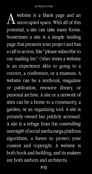 How to make a website: Page 10